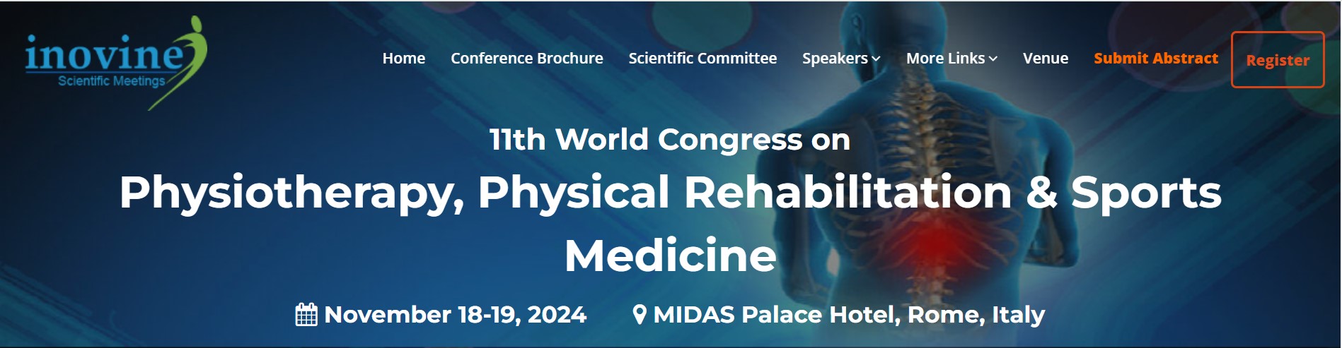 11th World Congress on Physiotherapy, Physical Rehabilitation & Sports Medicine